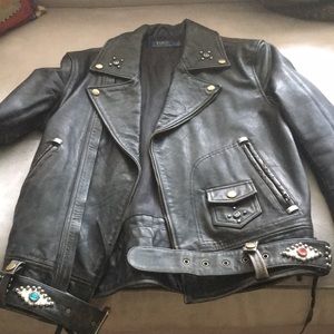 Leather jacket